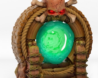 Pirate Portal | Forest | RESIN | Fantasy | DnD | RPG | Tabletop Gaming | Noble Elf Scatter Terrain | D&D | Castle Village City Tavern