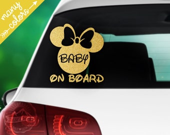 Little Ladies On Board Car Sticker Child Baby On Board Window Bumper Decal