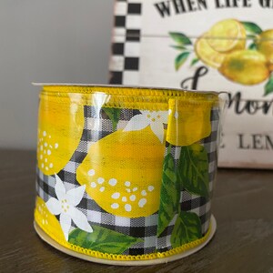 Mini Wreath Kit, Lemon Welcome Wreath, When Life Gives You Lemons, Farmhouse Wreath Inside, Fruit Wreath image 7