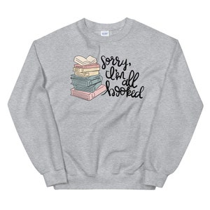 Przepraszam, jestem cały zarezerwowany Bookworm Unisex Bluza z kapturem