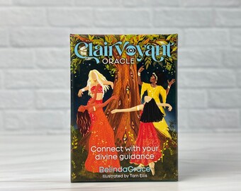 Clairvoyant Oracle Deck | This oracle cards deck has 36 oracle cards and guidebook