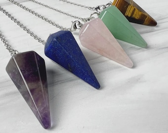 Crystal pendulum: healing energy tool for divination and dowsing