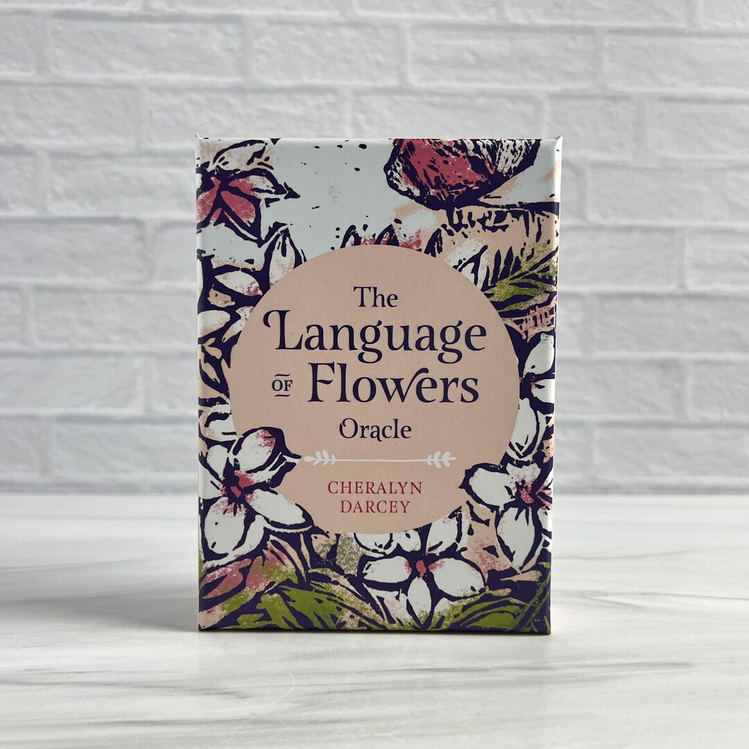 The Language of Flowers Oracle Deck This Oracle Cards Deck Has 44 Oracle Cards and Guidebook Etsy