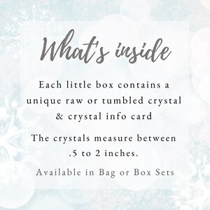 Crystal advent calendar A crystal mystery box of tumbled crystals & raw crystals to make the count down fun 12 or 25 days available image 3