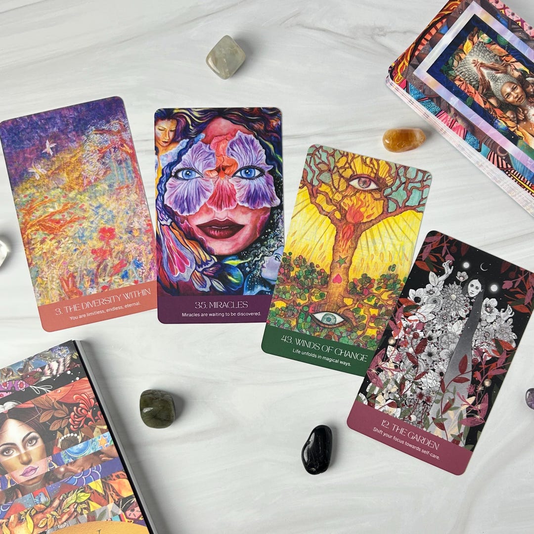 Unity Oracle Deck | This Oracle Cards Deck Has 50 Oracle Cards and ...