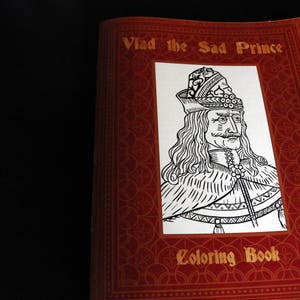 Vlad the Sad Prince, a Coloring Book for Adults