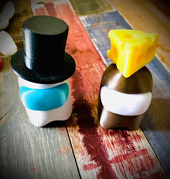 Among Us Characters 2 Pack With Hat Etsy