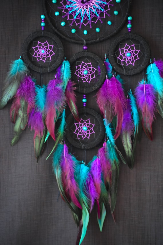 Galaxy Dream Catcher Nursery Dreamcatcher Blue and Violet Dream