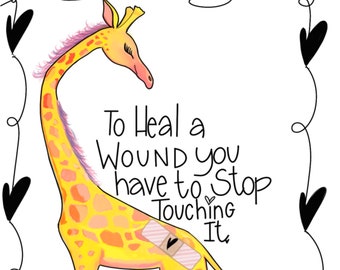 Greeting Card | Postcard | Healing Card| Recovery Card-To Heal