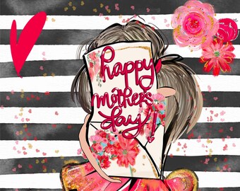 Mothers Day/ Mothers Day Cards/ Mothers Day Printable- Printable- Happy Mothers Dat