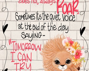 Greeting Card | Postcard | Healing Card| Recovery Card| Courage Card| strength Card-Courage