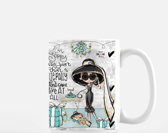 Holly Go Lightly-Do Not Care-Breakfast at Tiffany Mug-Mug Deluxe 15oz.