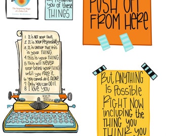 Recovery Sticker-Journaling Prompt-We Are the Luckiest Stickers