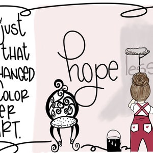 Greeting Card- Postcard Style-Hope