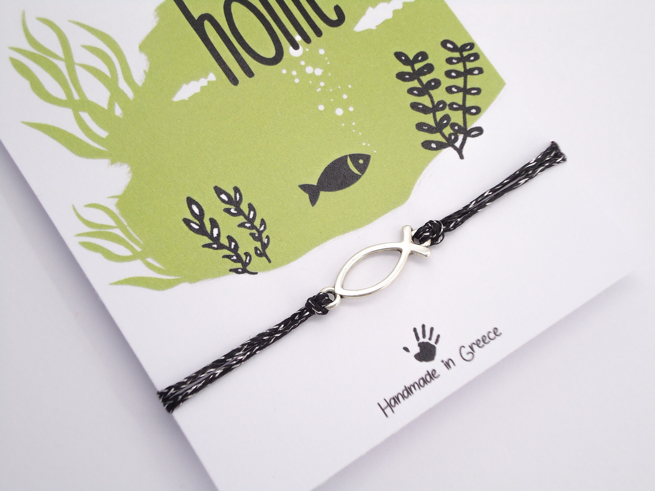 Fish Bracelet Summer Jewelry Beach Bracelet Christian Fish Etsy