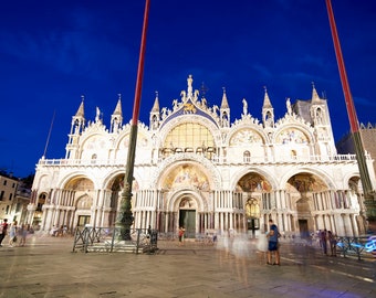 Long exposure of San Marco in Venice, Italy
