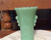 Fire King 39 Deco 39 Jade-ite Table Vase