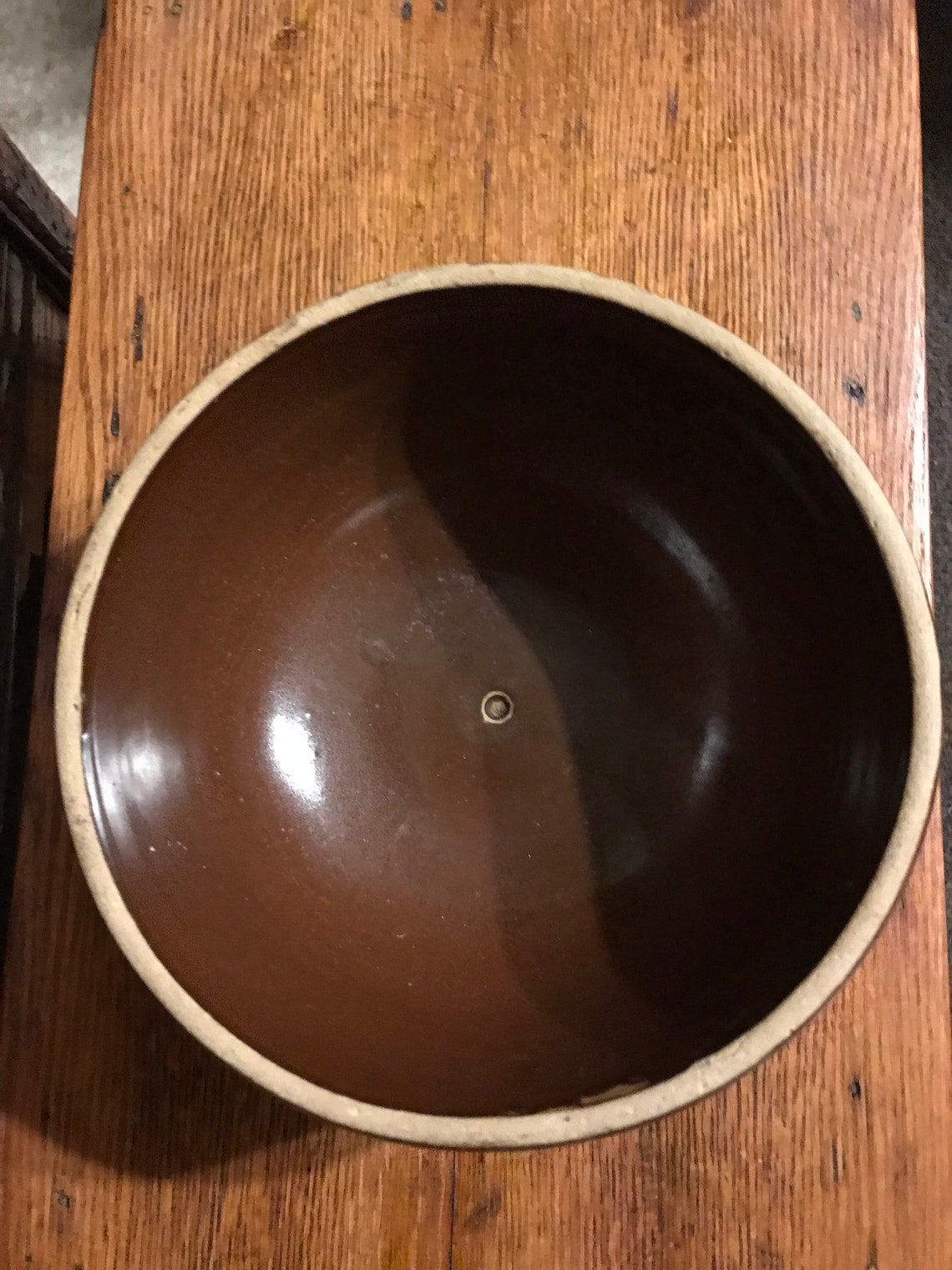 Antique Stoneware Crock Bowl Etsy