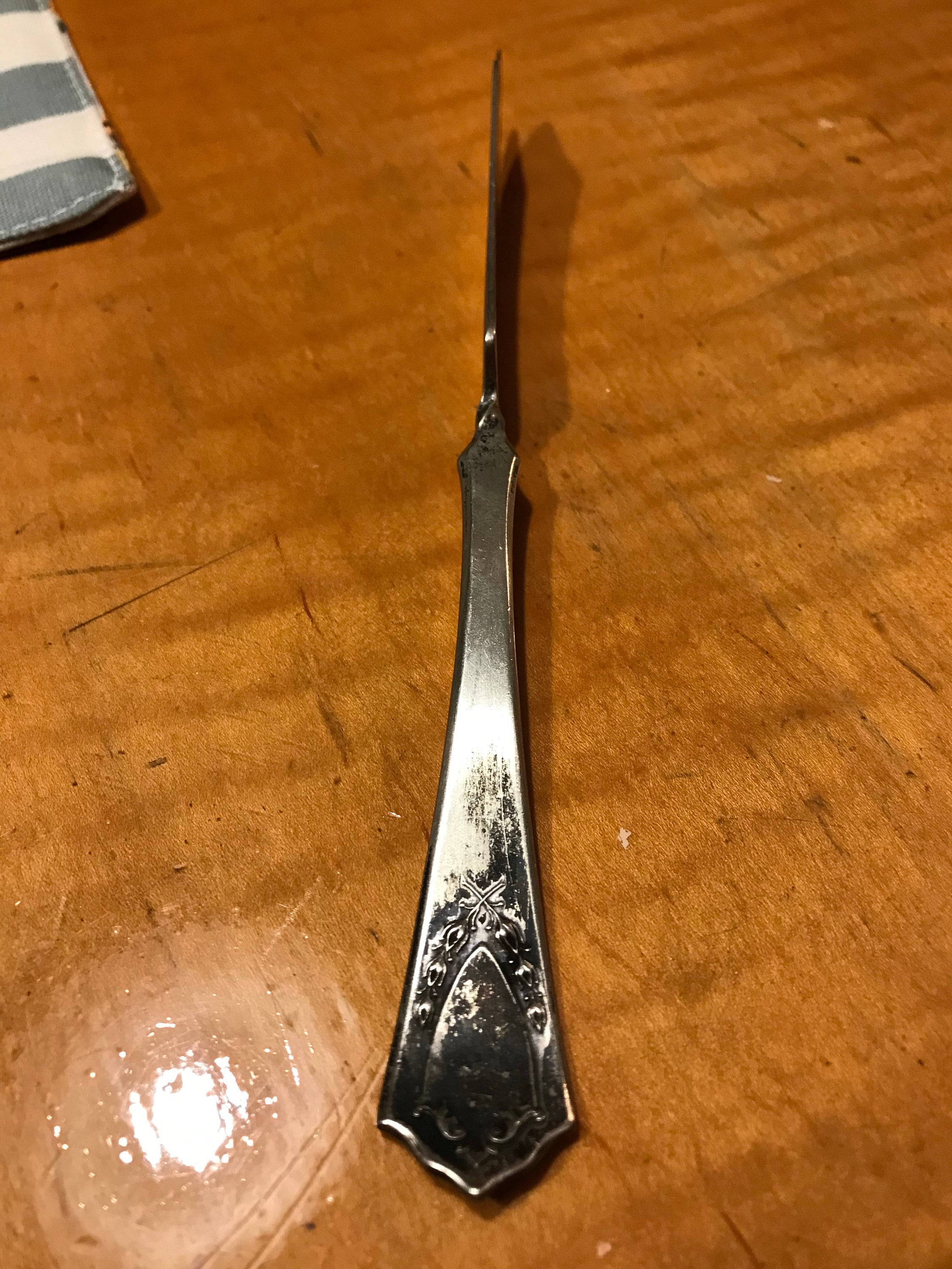 Silver R&B Butter Knife Etsy