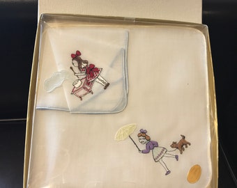 Vintage Switzerland Handkerchiefs