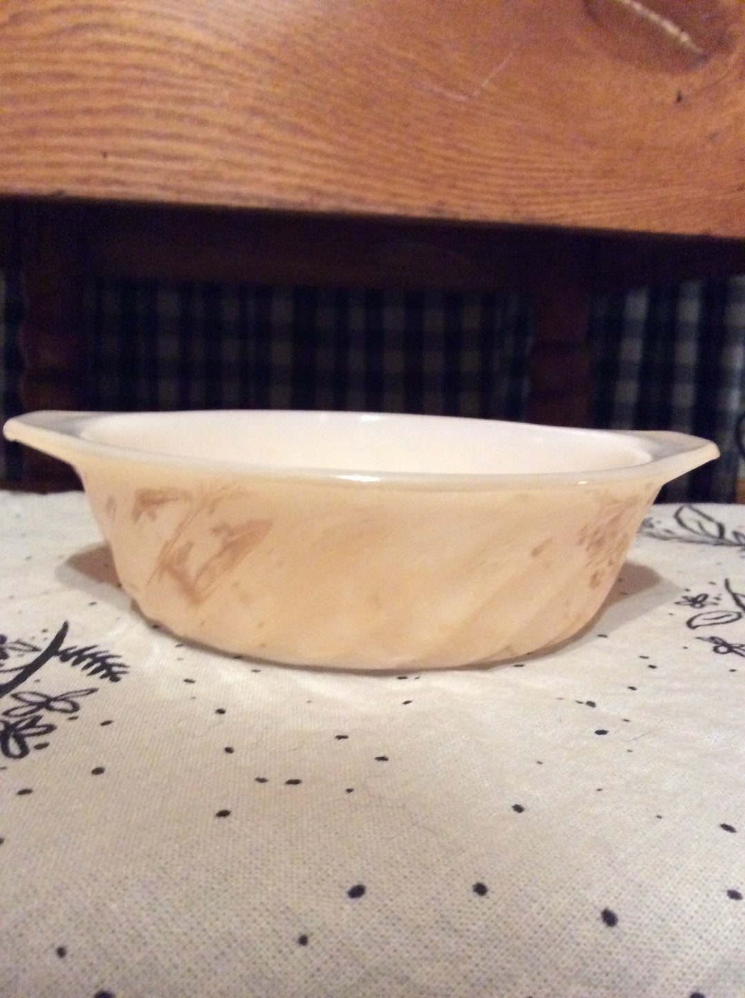 Fire King Coppertint Baker Etsy