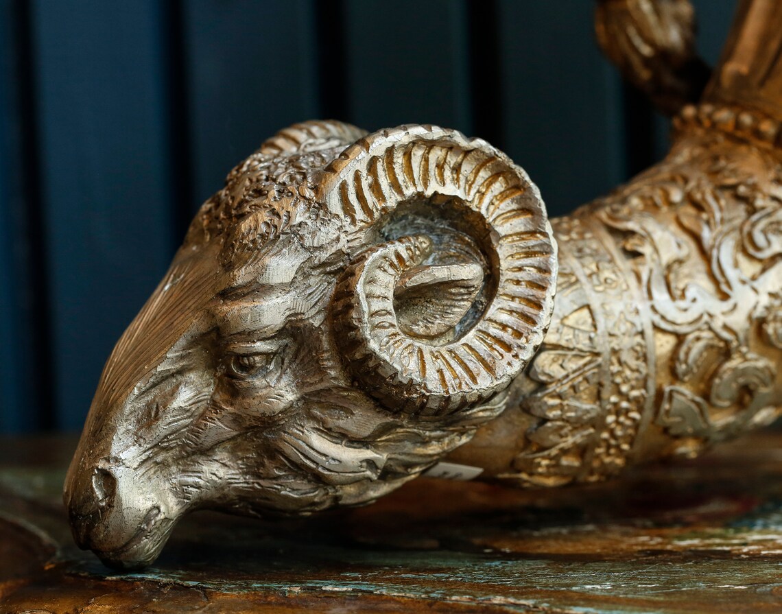 Vintage Cold Ram Candle Holder Etsy