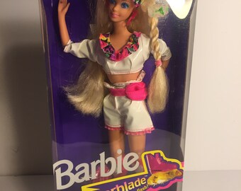 rollerblading barbie