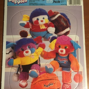Popples Frame Tray Puzzel NOS