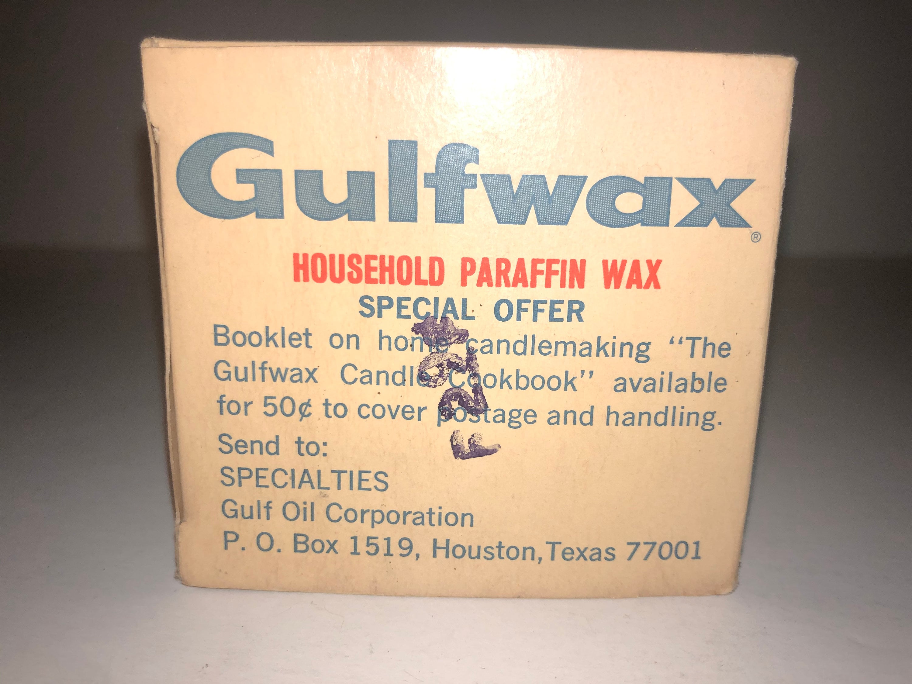 4 BOXES Gulf Wax Household Paraffin Wax for Canning & Candle Making 16 Oz –  JT Outfitters