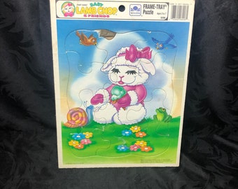 Baby Lamm Kotelett und Freunde Rahmen Tablett Puzzle