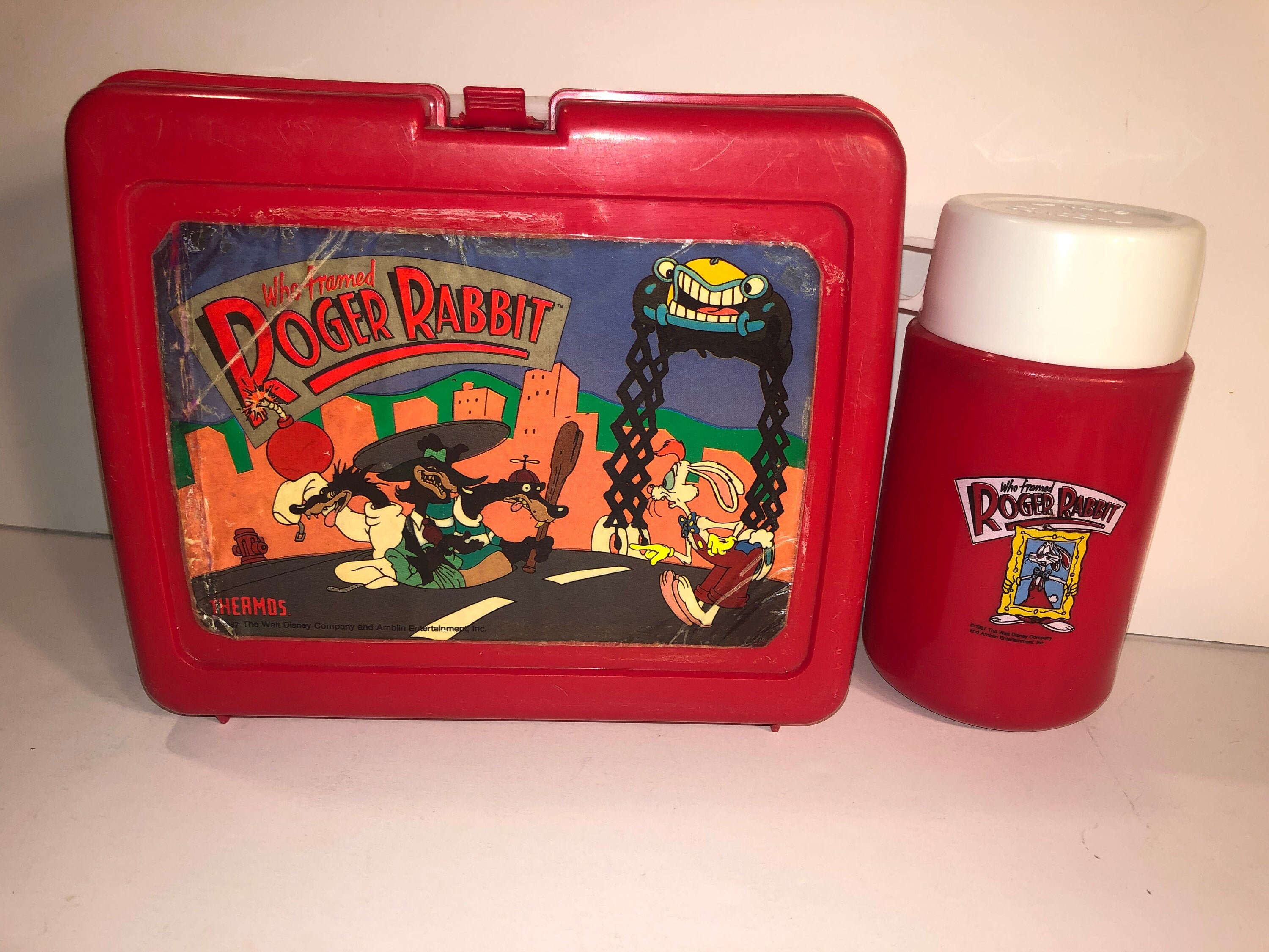 Vintage 1980's Wuzzles Lunchbox With Thermos 1980's Wuzzels Lunch
