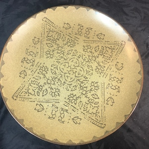 Pier 1 Batik Steingut Speiseteller