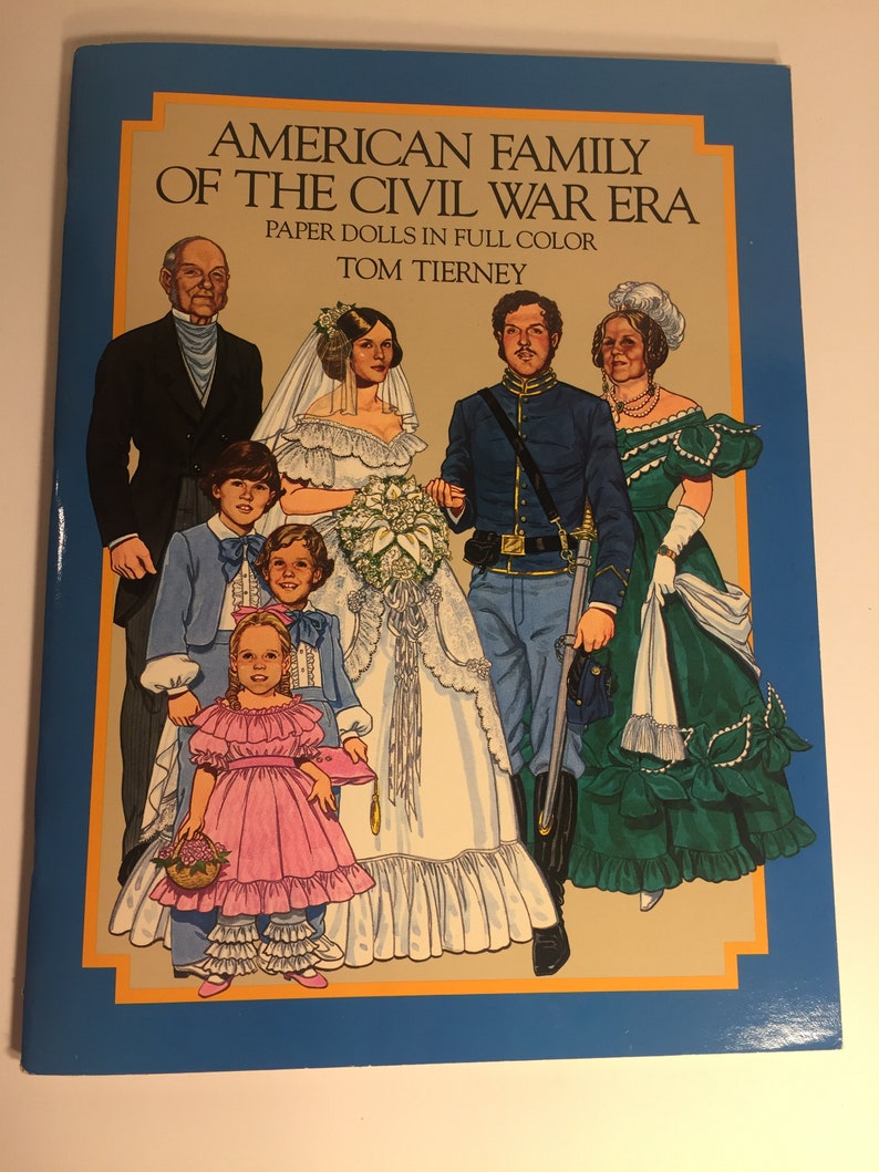 civil war paper dolls