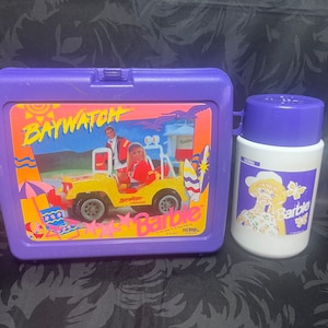 Baywatch Barbie Lunchbox and Thermos