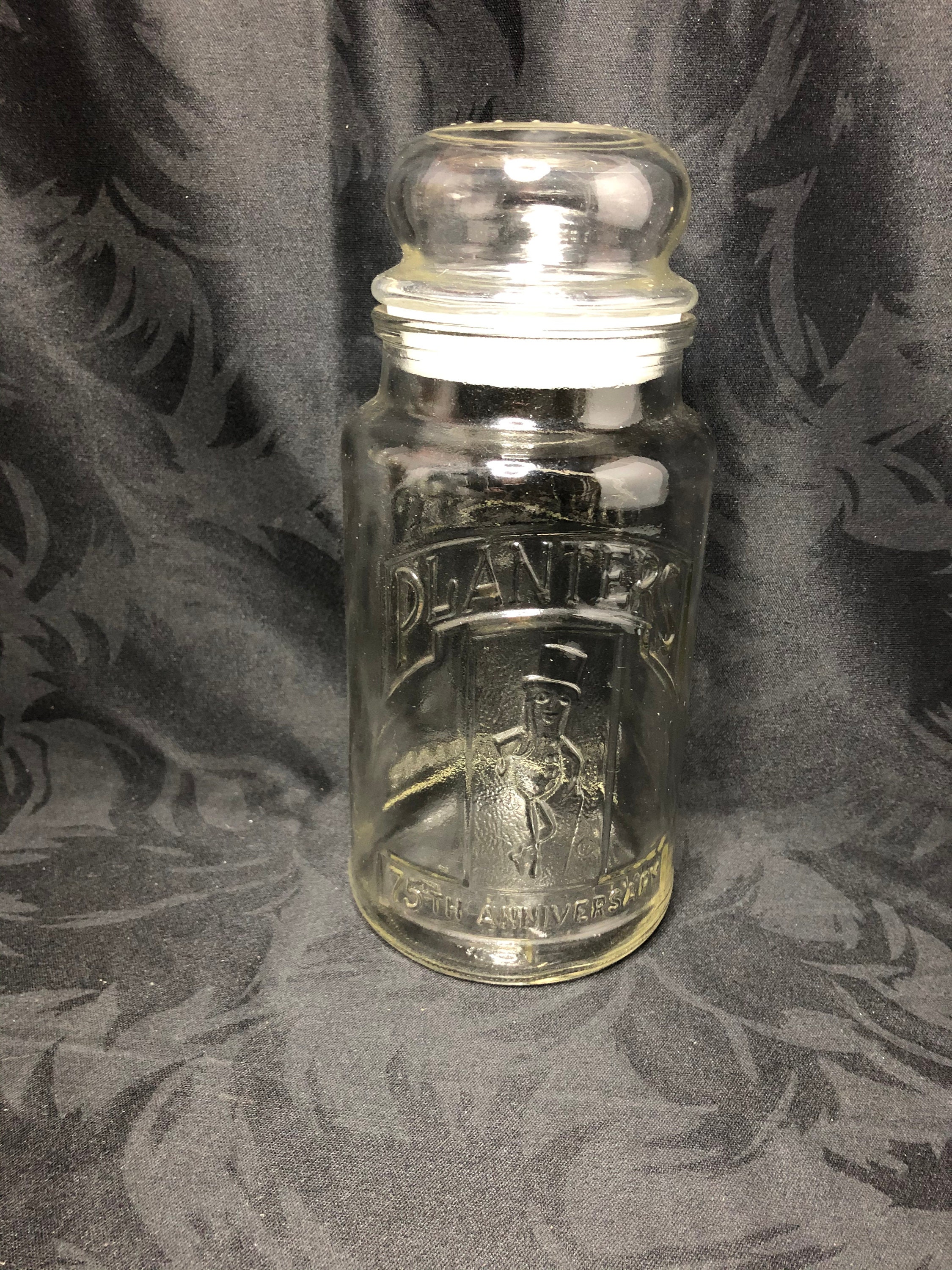 Mr peanut 75th anniversary glass jar - Etsy 日本