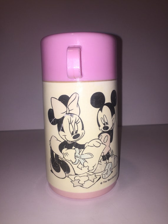Mickey Mouse Lunchbox with Thermos. Minnie Mouse Aladdin. Disney