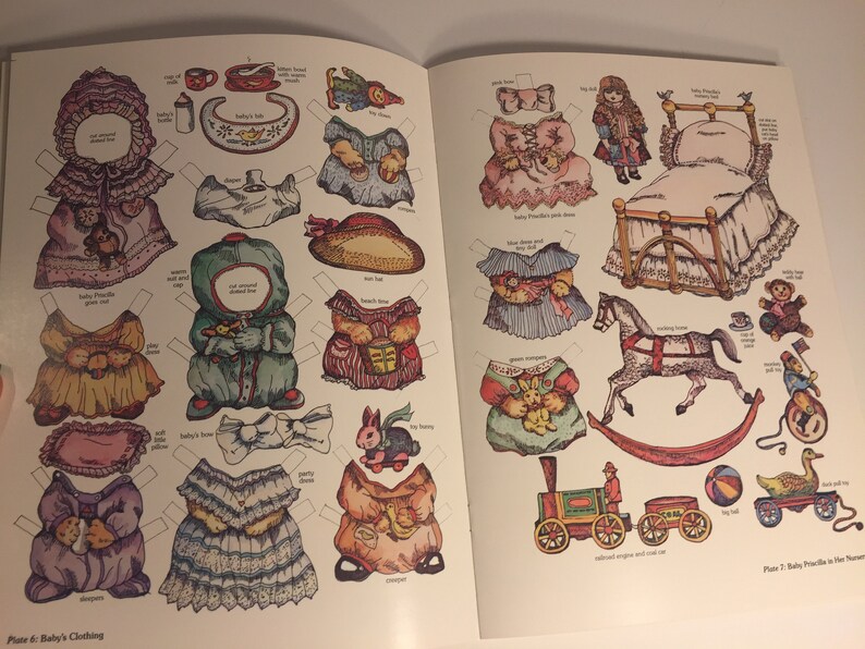 Vintage Victorian Cat Family Paper Dolls Etsy