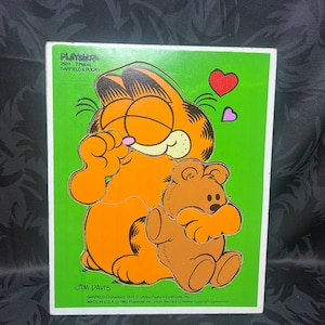 Garfield And Pooky Frame Tray Puzzle