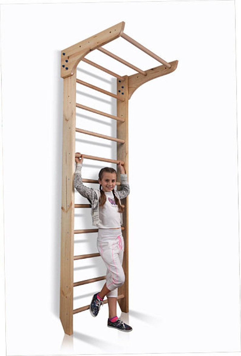 Indoor Swedish Ladder Gym for Kids and Adults Made of Etsy