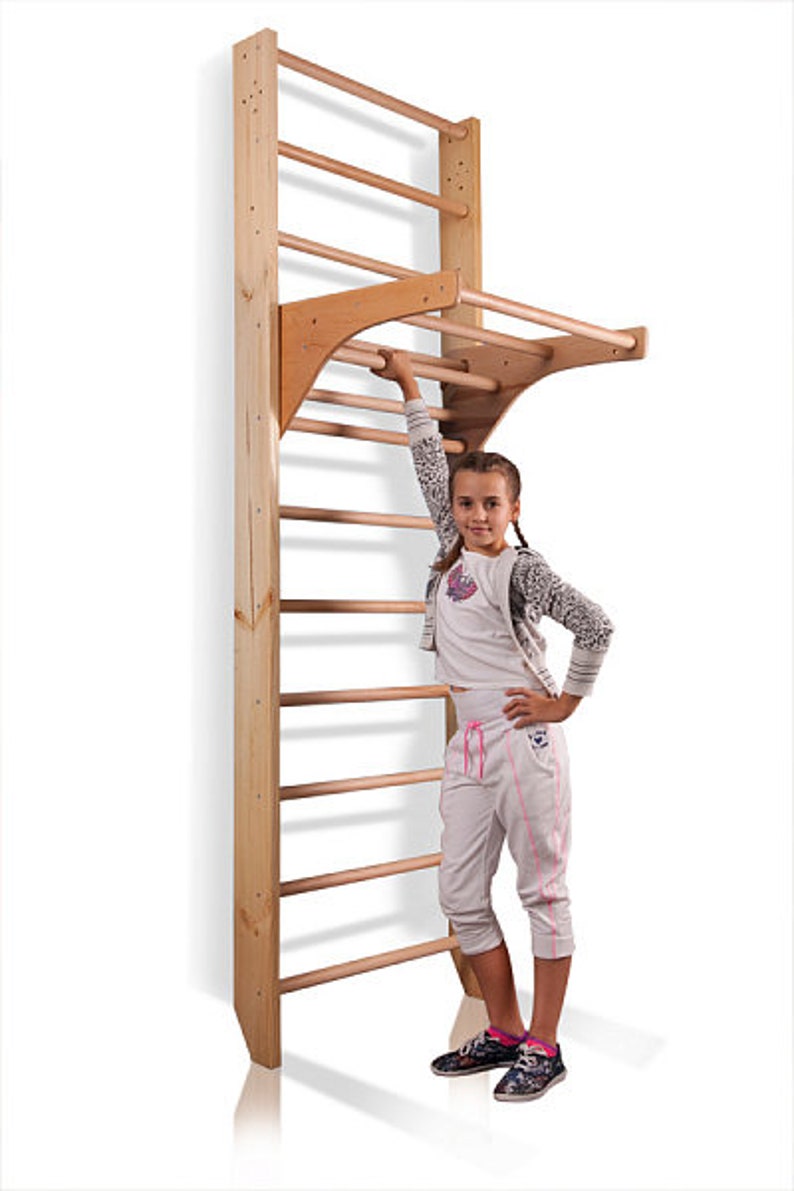 Indoor Swedish Ladder Gym for Kids and Adults Made of Etsy