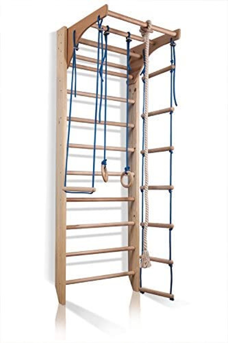 Wooden Swedish Ladder for Indoor Use Gym for Kids and Adults Etsy Canada