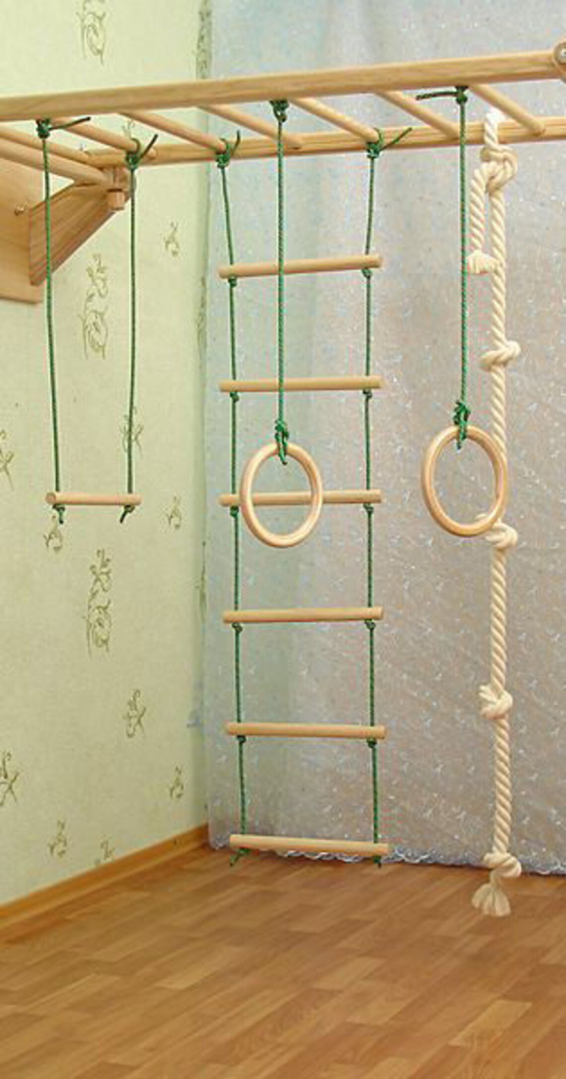 Rope ladder tree house ladder Climbing rope ladder Etsy
