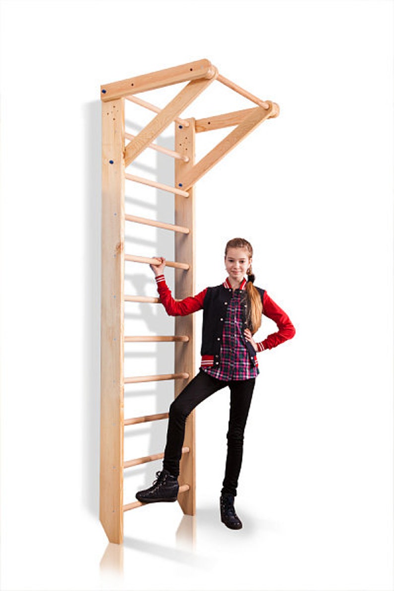 Indoor Swedish Ladder Gym for Kids and Adults Made of Etsy