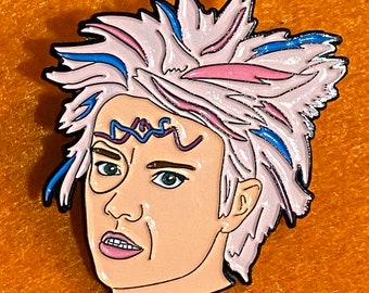 Strange Barbara (Kate McKinnon) Enamel Lapel Pin 1.5" Black Metal