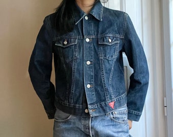 90年代 カルバン・クライン ジーンズ USA デニムジャケット (M) - Etsy