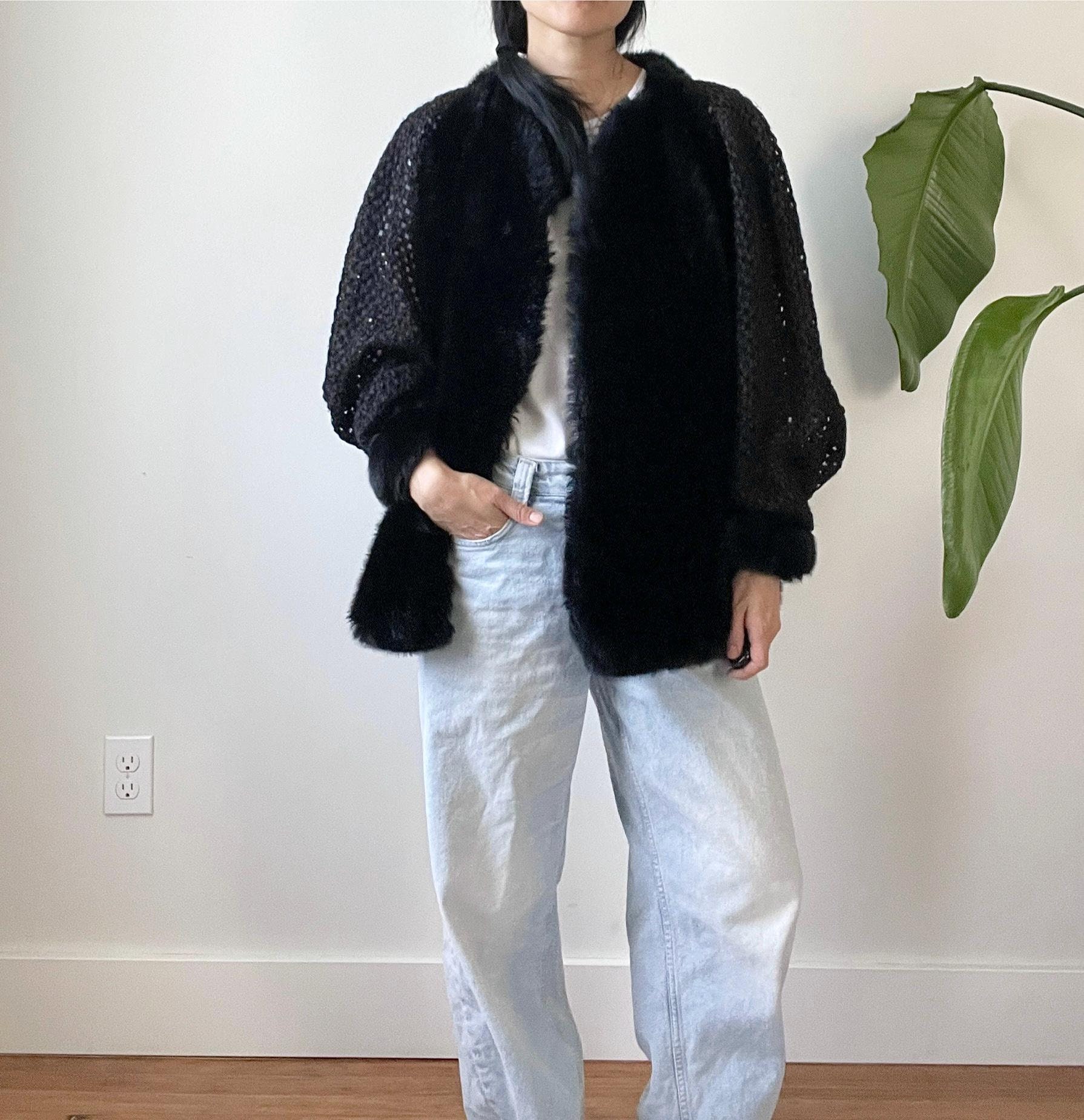 ジャケット・アウター vintage fake fur long coat SIZE XL ALPINE STUDIO Faux Rabbit Fur Long Coat | eBay