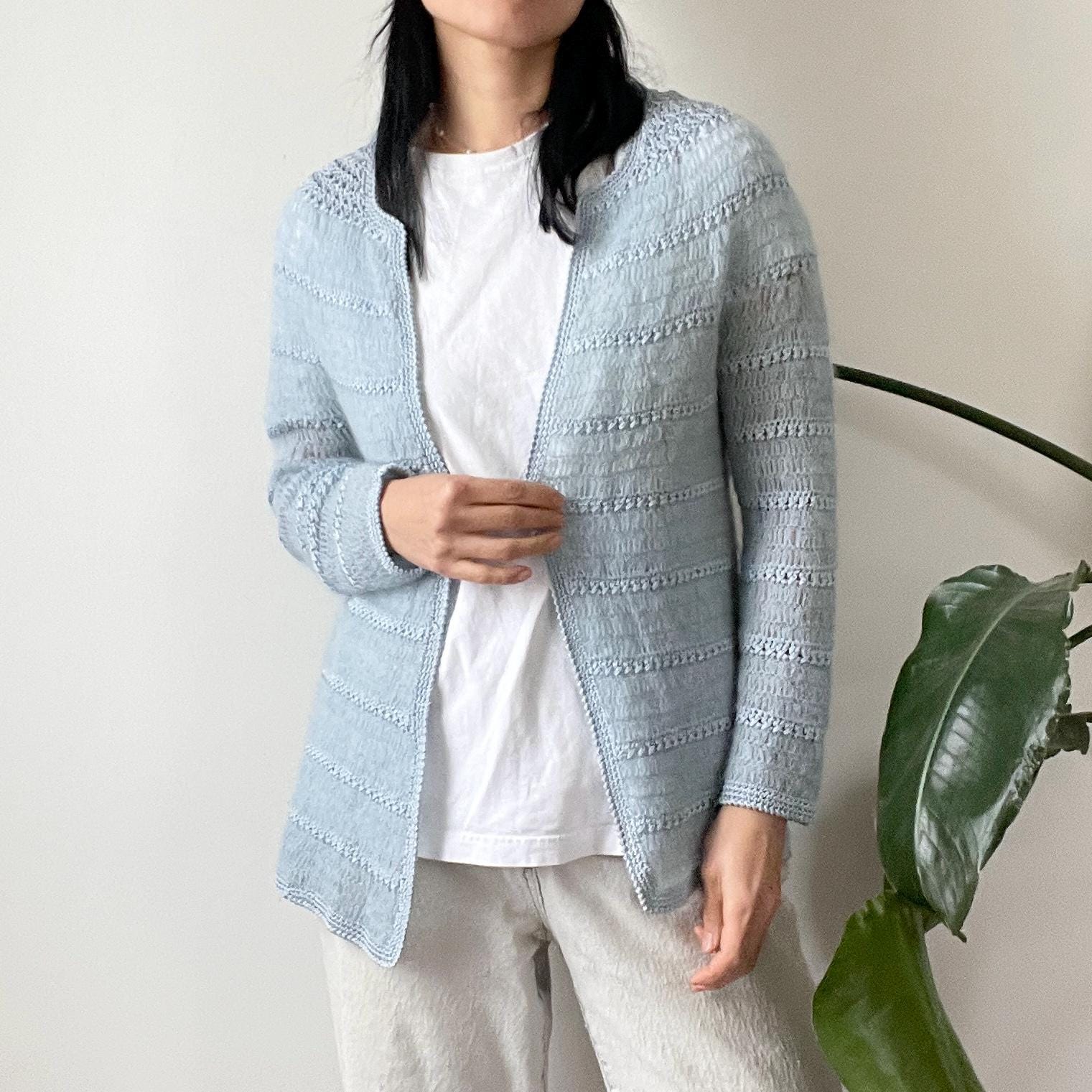 【新品未使用】ルシェルブルー Tape Detail Knit Cardigan LE CIEL BLEU（ルシェルブルー）の「Tape Detail Knit Cardigan