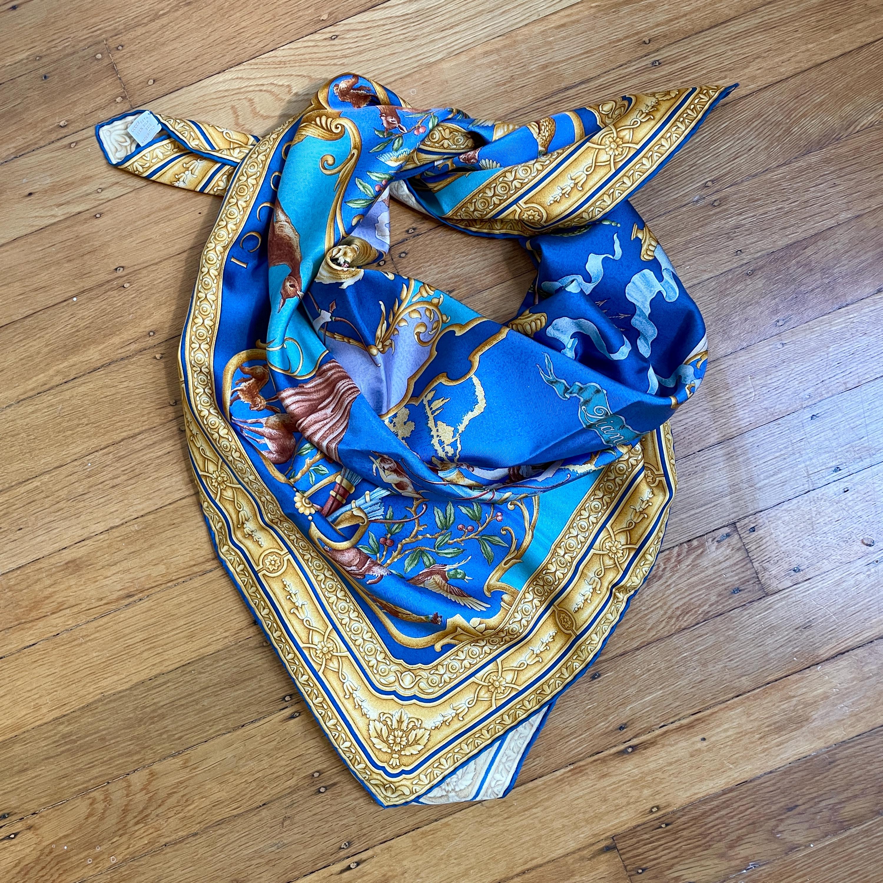 Gucci Silk Scarf - Etsy