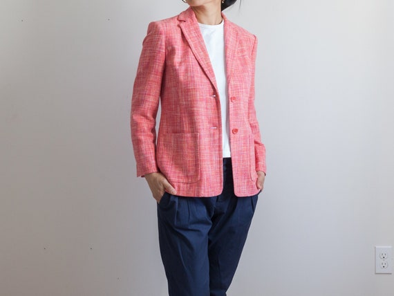 vintage pink blazer