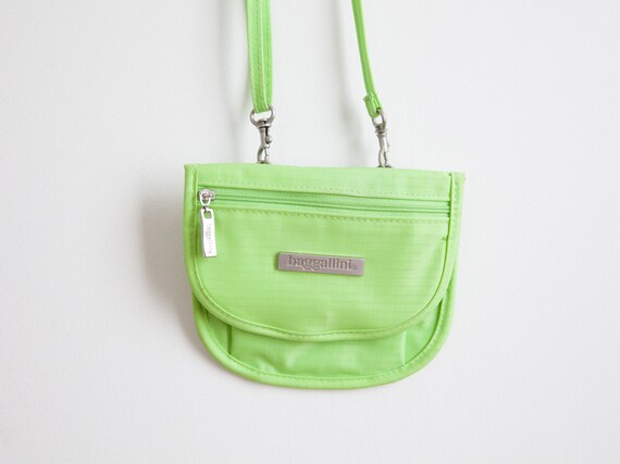 neon green purse